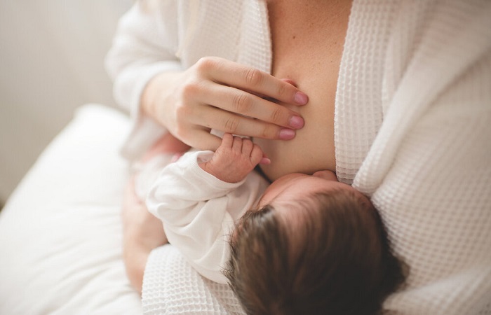 Nipple during breastfeeding